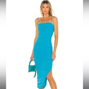Revolve Ruched Dress with Straps